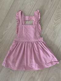 Vestido cor de rosa menina 3/4 anos