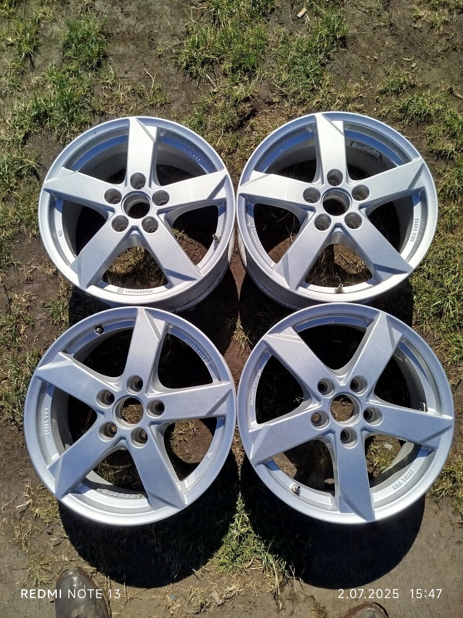 Komplet Felg Aluminiowych Rial Kodiak 16cali(5x112,ET46)