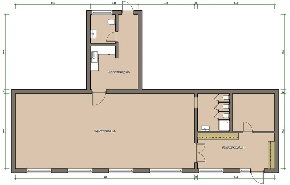 Wynajem powierzchni użytkowej, np. przedszkole
