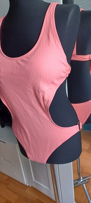 Strój kąpielowy 1-czesciowy morelowy r L Censored