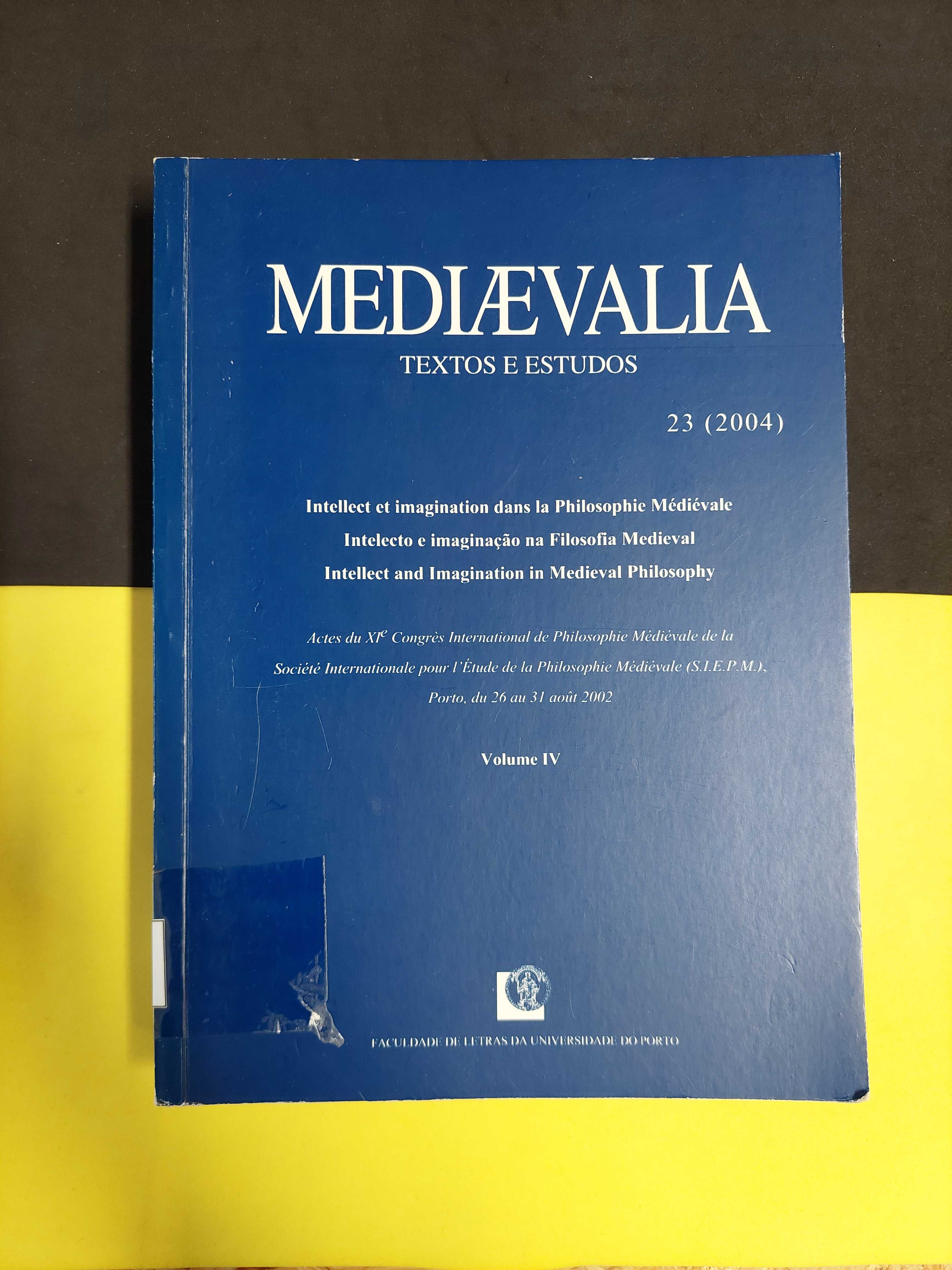 Mediaevalia - Intelecto e imaginação na filosofia medieval, 23 (2004)