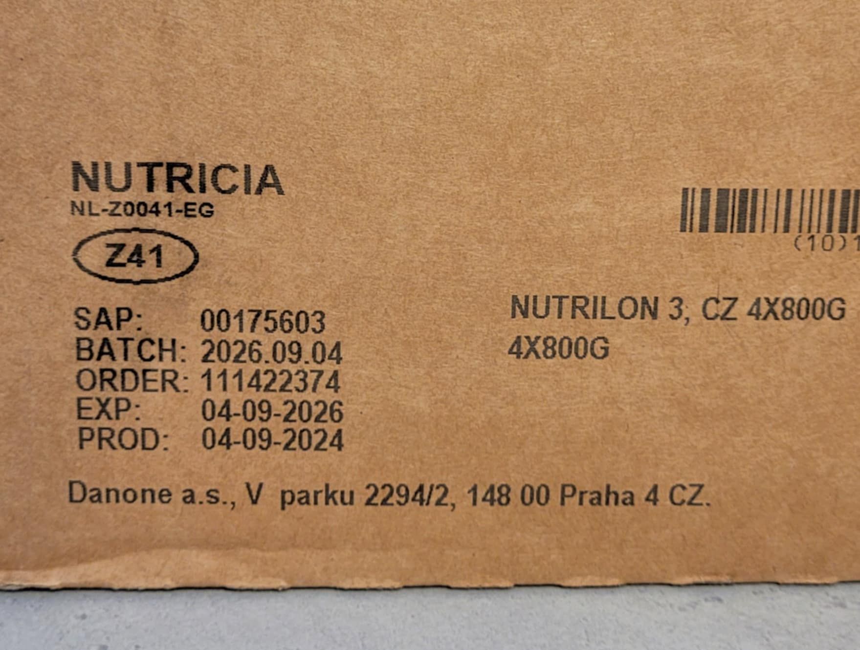 Mleko Nutrilon 3 dla dzieci – nowe, oryginalnie zapakowane