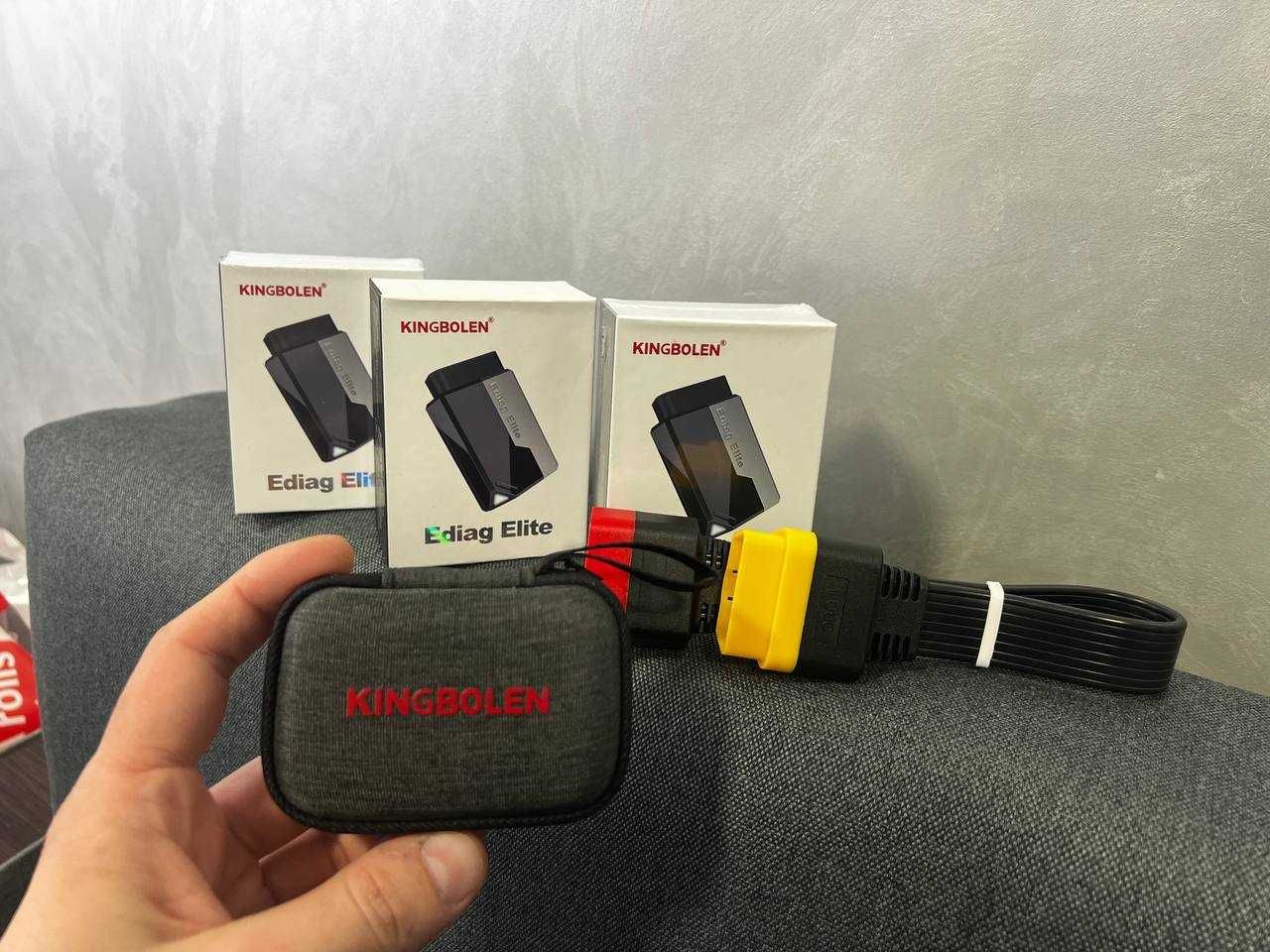 Ediag Elite Kingbolen OBD2 + Перехідник Автосканер помилок діагностика