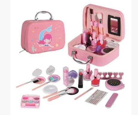 Дитячий набір косметика в рожевій сумці валізи 2005I для дівчинки