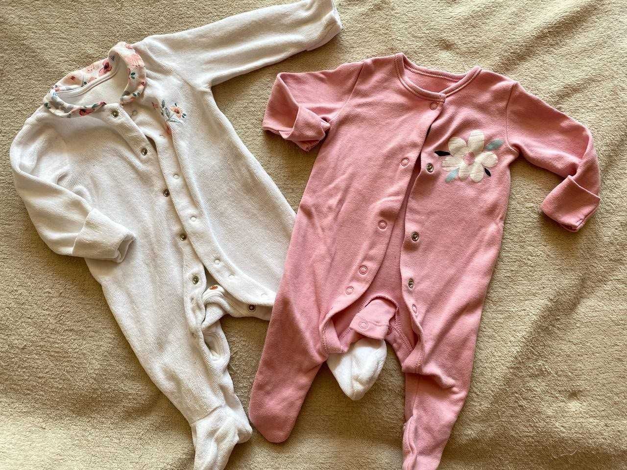 Пакет одежды на девочку 0-3 месяцев