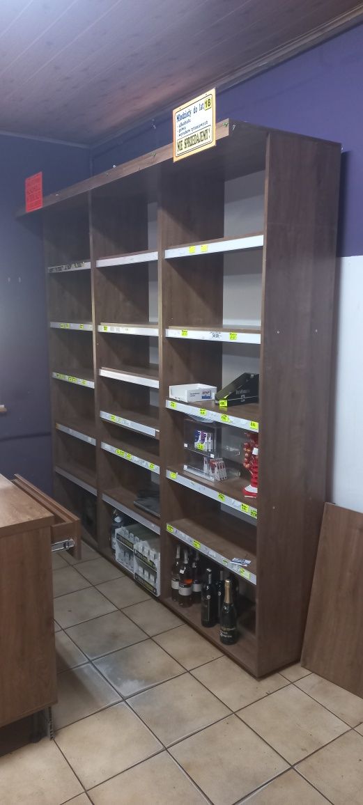 Regały sklepowe z ledem 3x80/230/40