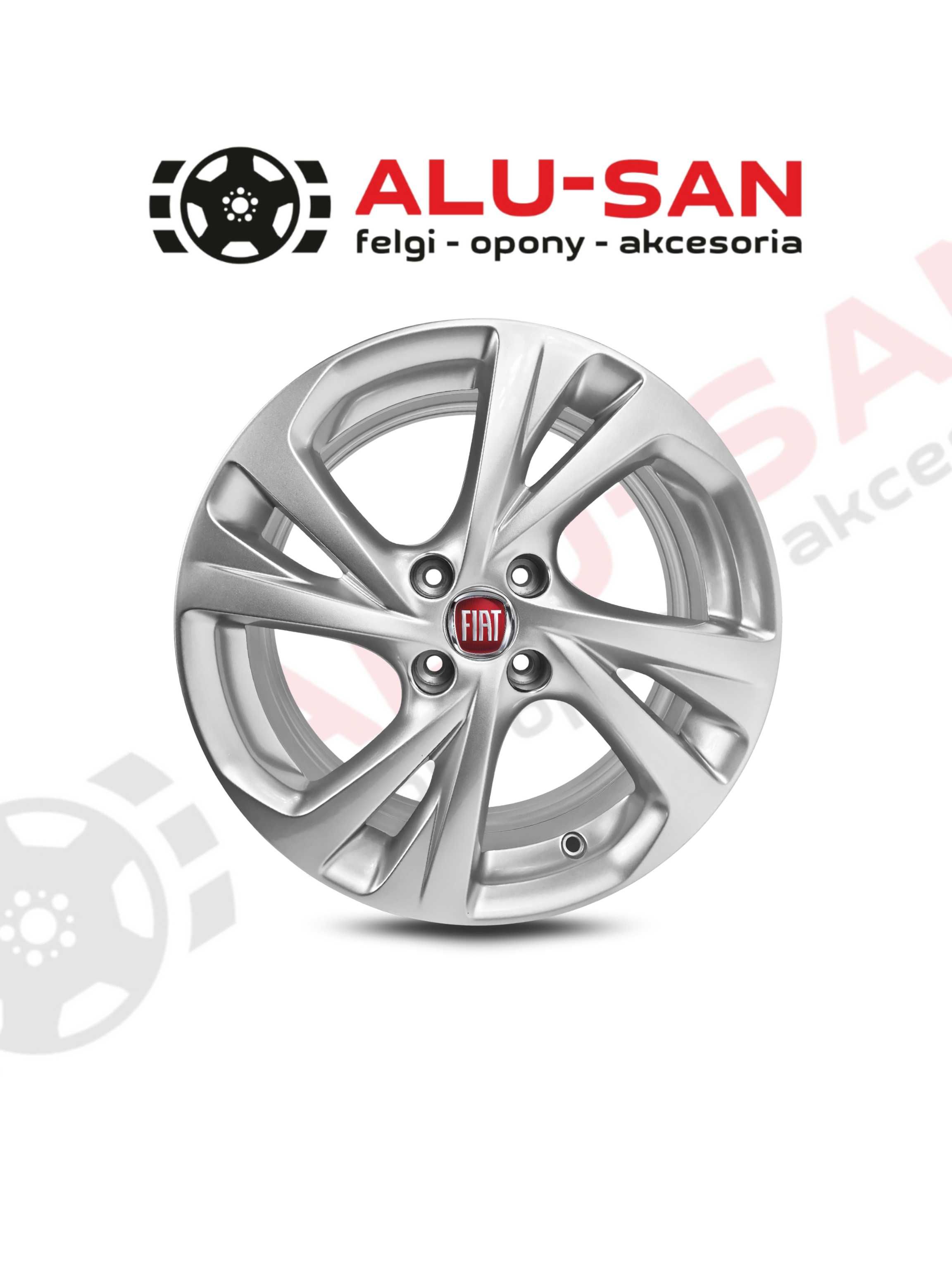 NOWE Alufelgi 17" FIAT 600 PANDA GRANDE do 2025 - Srebrny
