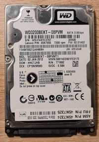 Dysk twardy 320GB HDD 2.5" SATA 7200rpm