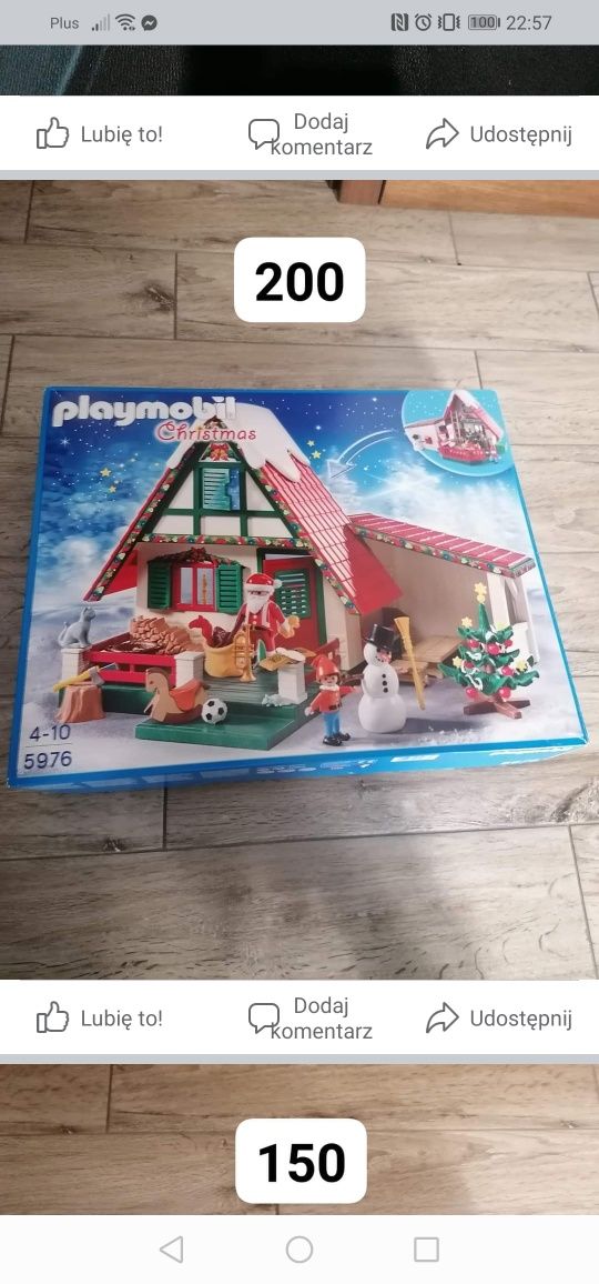 Playmobil domek Mikołaja