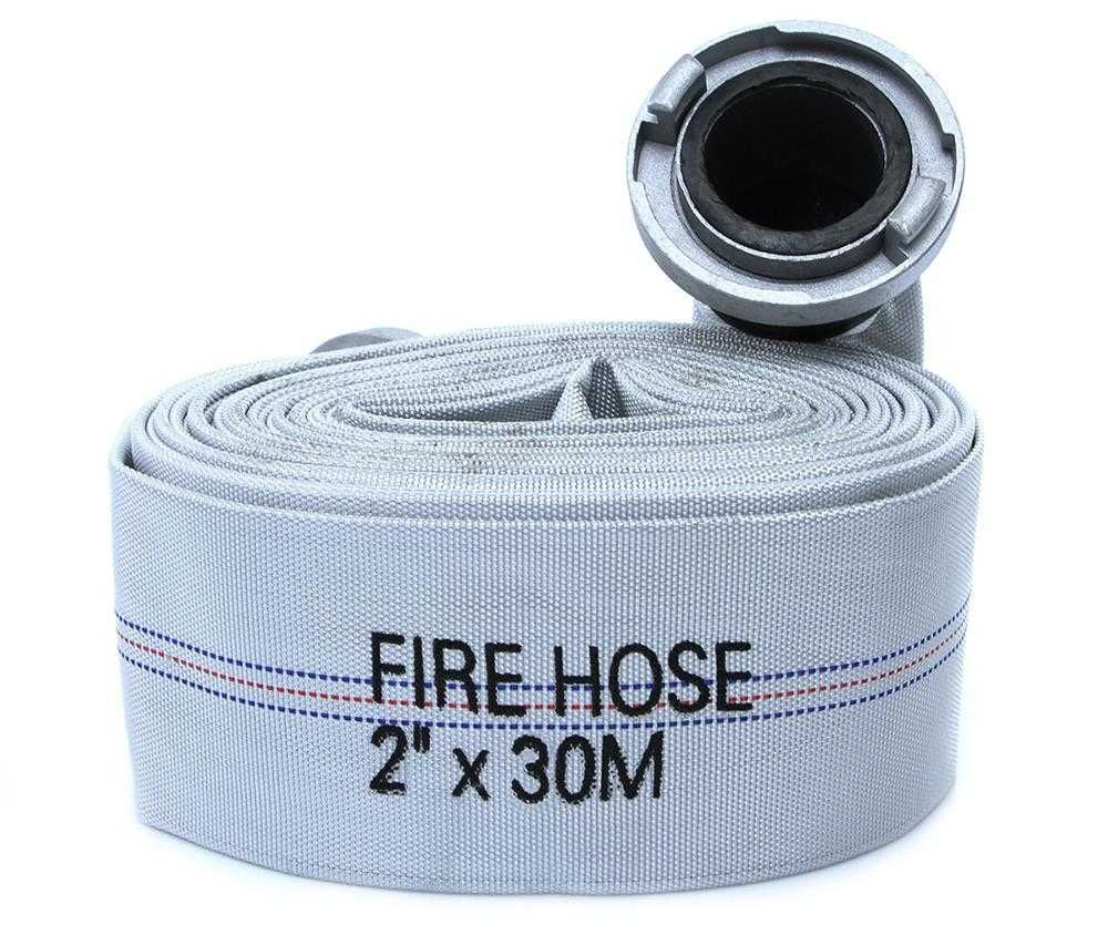 Wąż do wody strażacki ze złączkami 52mm 30m 2'' ze złączkami wody