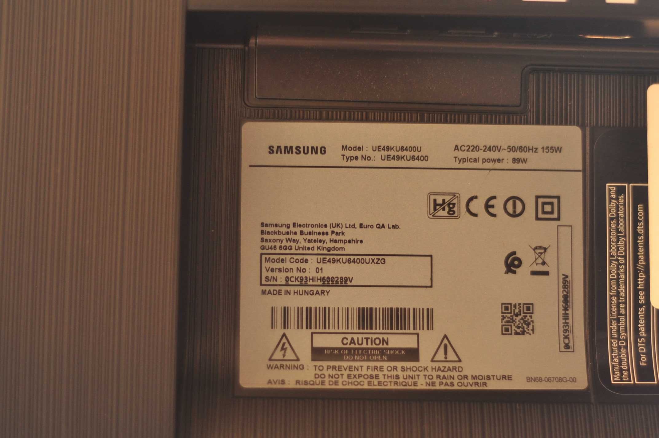 Smart tv Samsung 49" 4K UHD