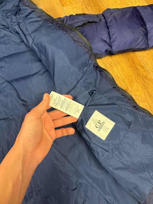 Puffer CP Company куртка пуховик мікропуховик сп компані синій