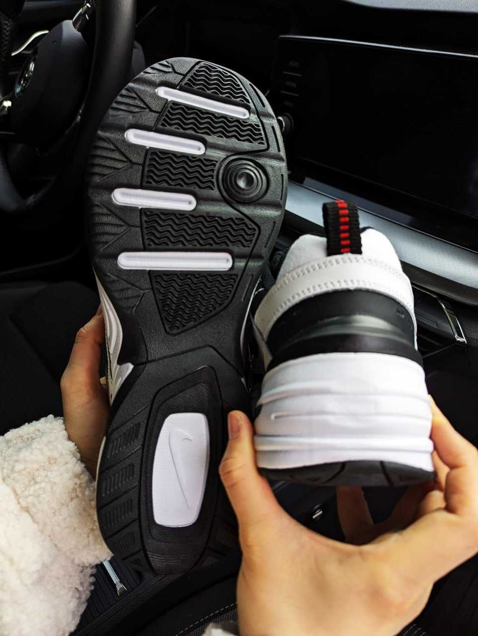 Чоловічі кросівки Nike M2K Tekno White Black білі з чорним