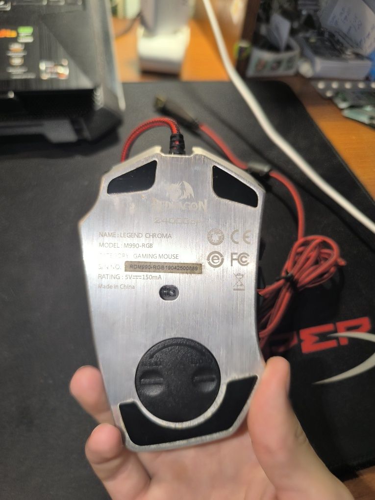 Комп'ютерна мишка redragon legend chroma rgb