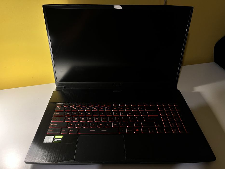 Laptop gamingowy Msi gf75 na GWARANCJI - gtx1650 8gb ram,  500gb ssd
