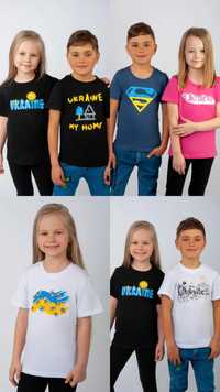Дитячі патріотичні футболки 98-164 см