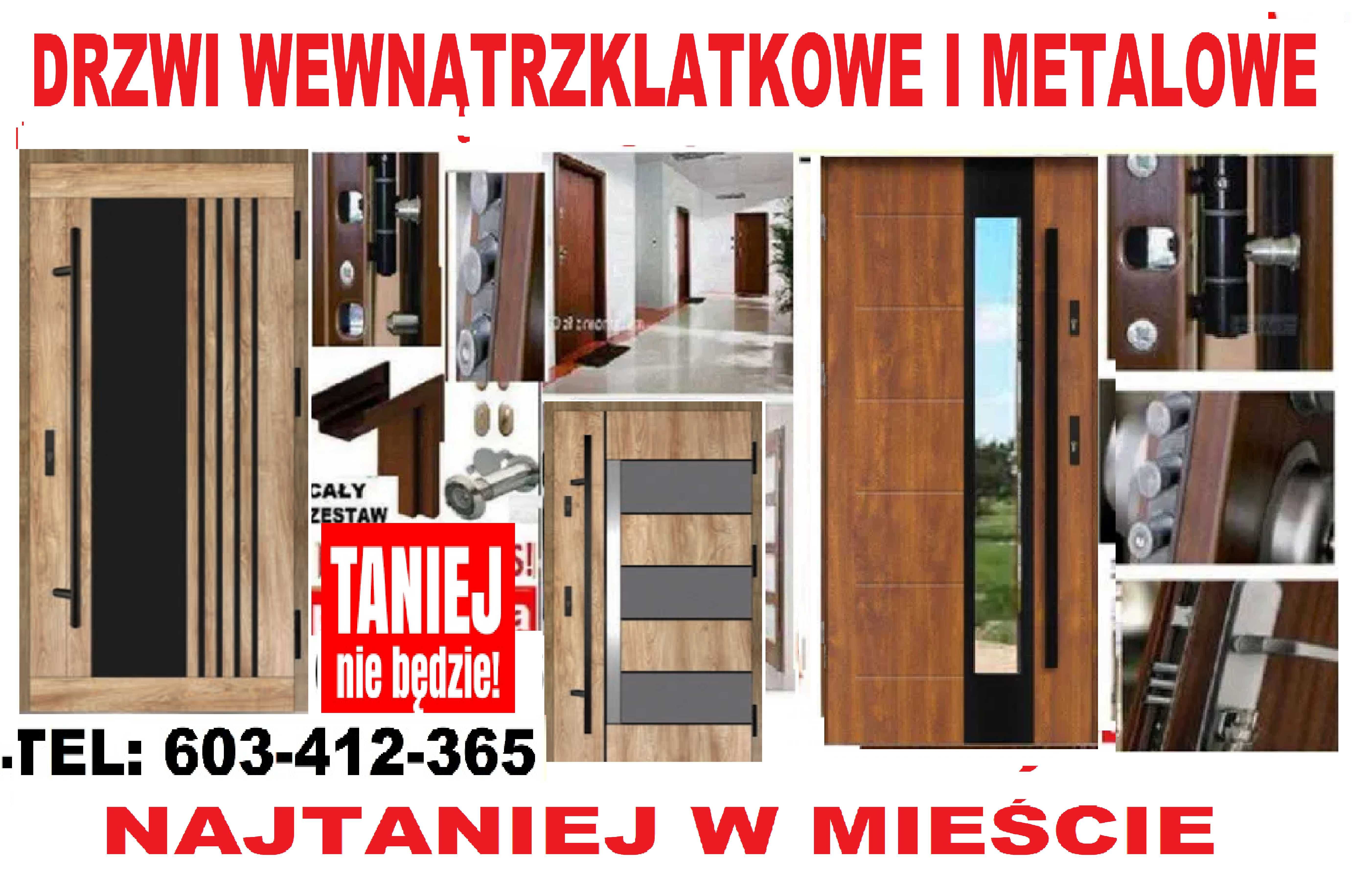drzwi wejściowe- zewnętrzne z MONTAŻEM, ocieplone, wysoka akustyka