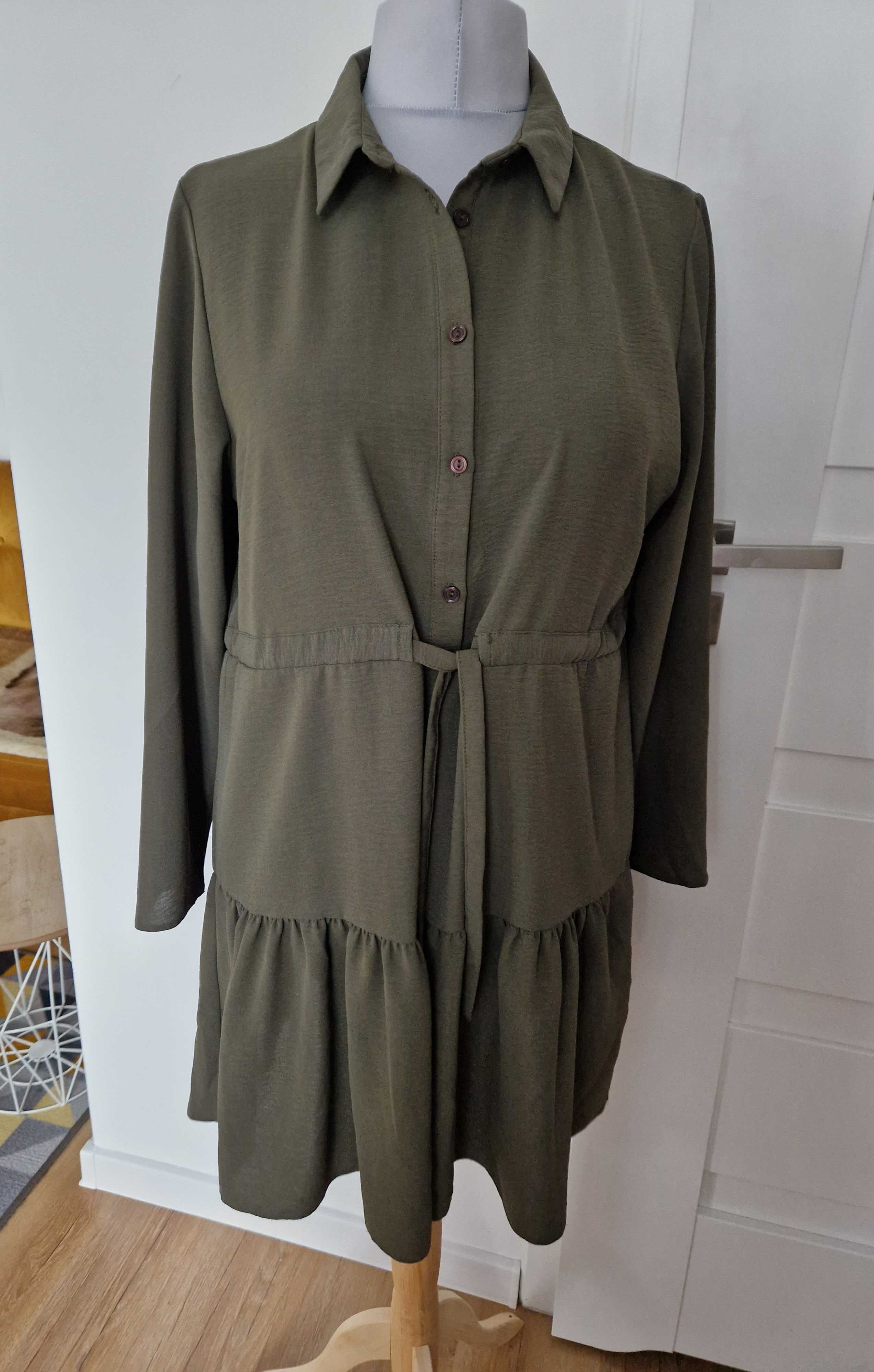 New Look Sukienka Khaki r.44