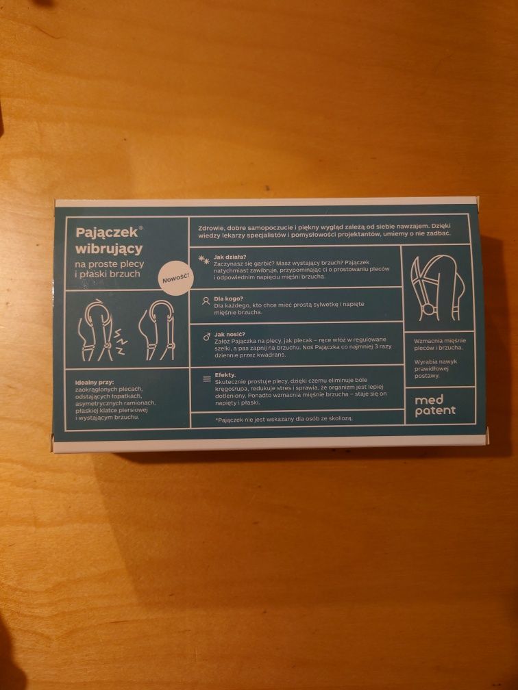 pajączek dźwiękowy na proste plecy