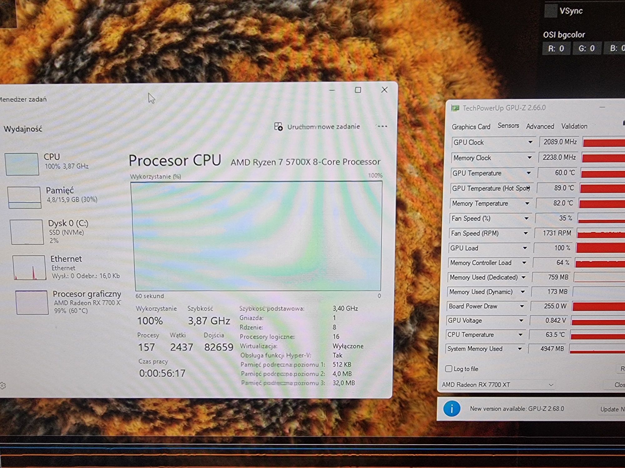 Komputer R7 5700X RX7700XT