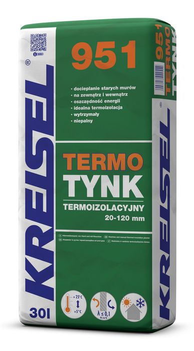 Zaprawa tynkarska - tynk Kreisel 951 do wewnątrz i na zewnątrz