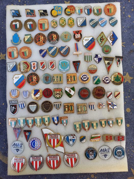 Odznaki, piny klubów z województwa kujawsko-pomorskiego