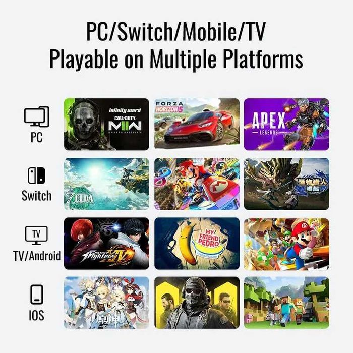 Геймпад Flydigi Vader 4 Pro Black Windows/Android/Nintendo Switch/iOS