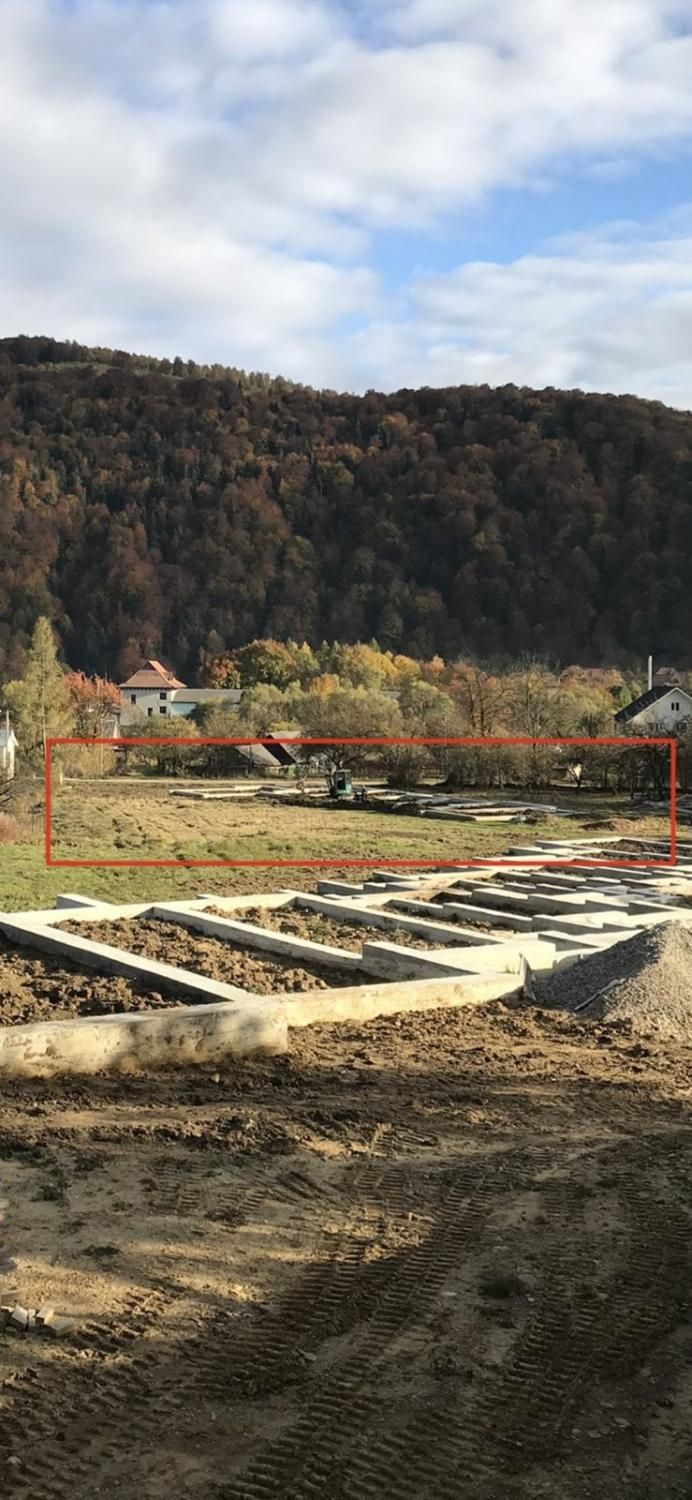 Земля+фундамент в горах під готель чи житло