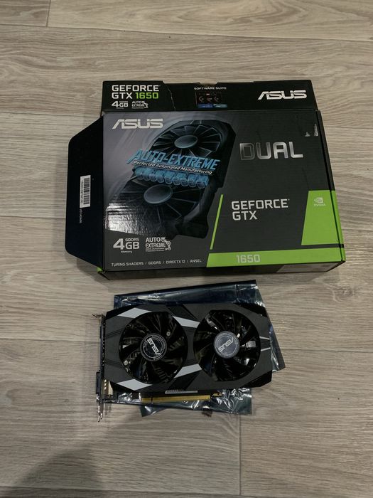 Продаю відеокарту ASUS GeForce GTX 1650 4 ГБ