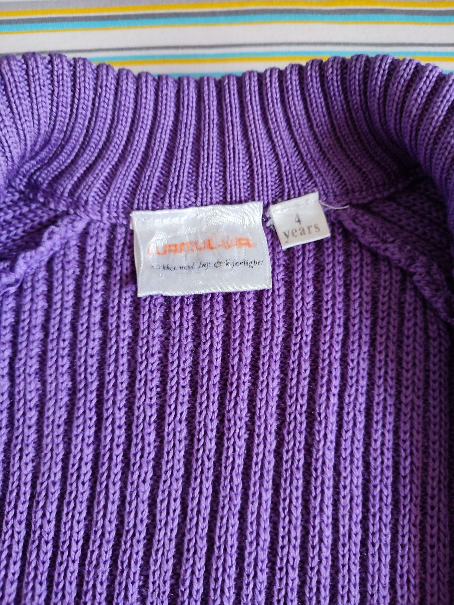Lanullva sweter wełna merino 104/110