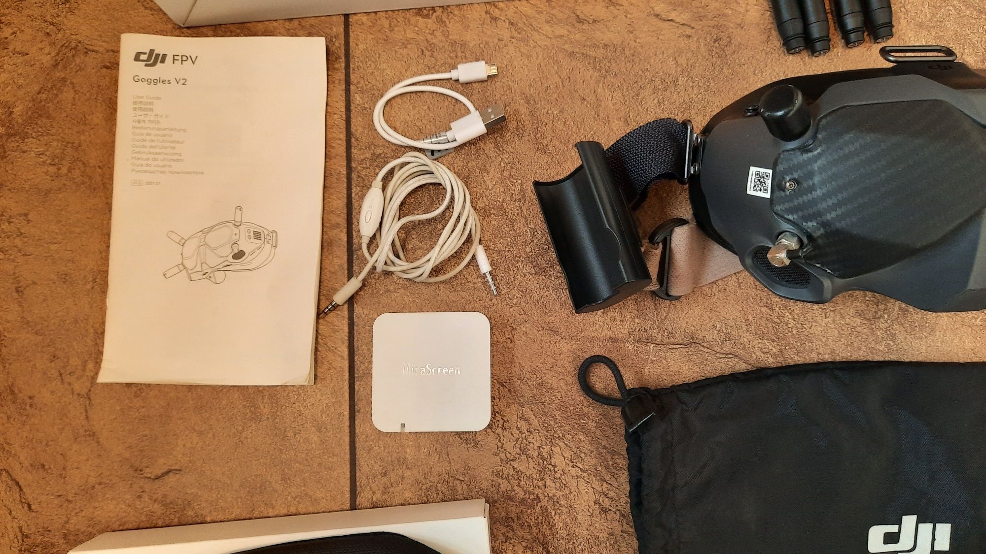DJI goggles v2 plus dodatki