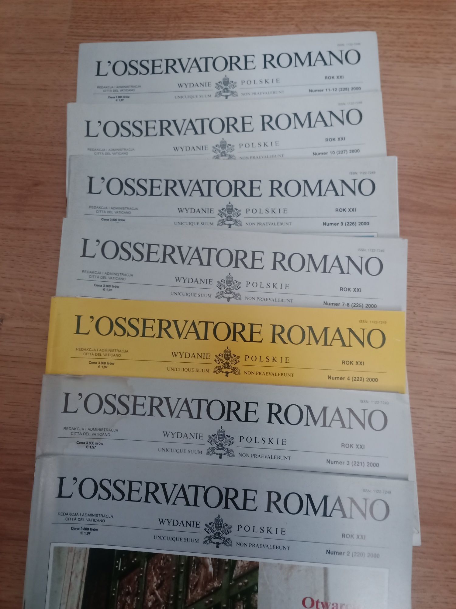 L’Osservatore Romano – 2000 rok – archiwalne!