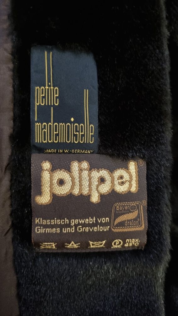 Futro ekologiczne płaszcz  Jolipel