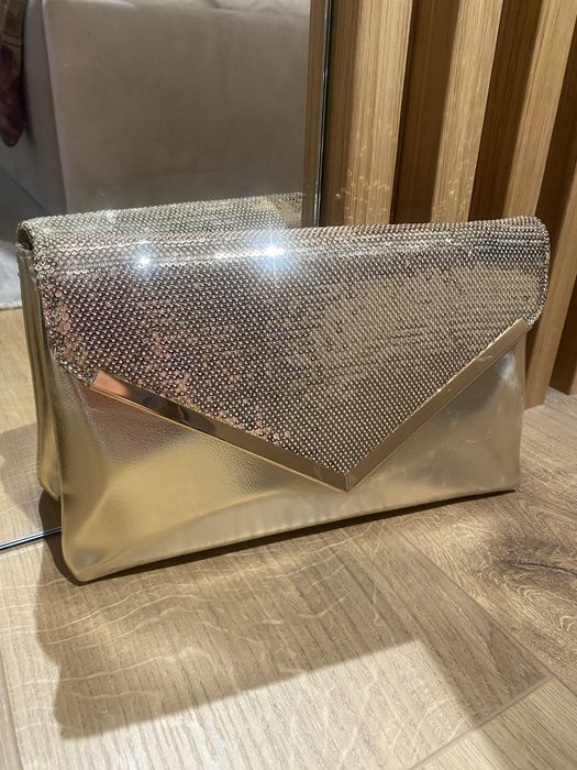 Anna Field złota torebka kopertówka nowa z metką