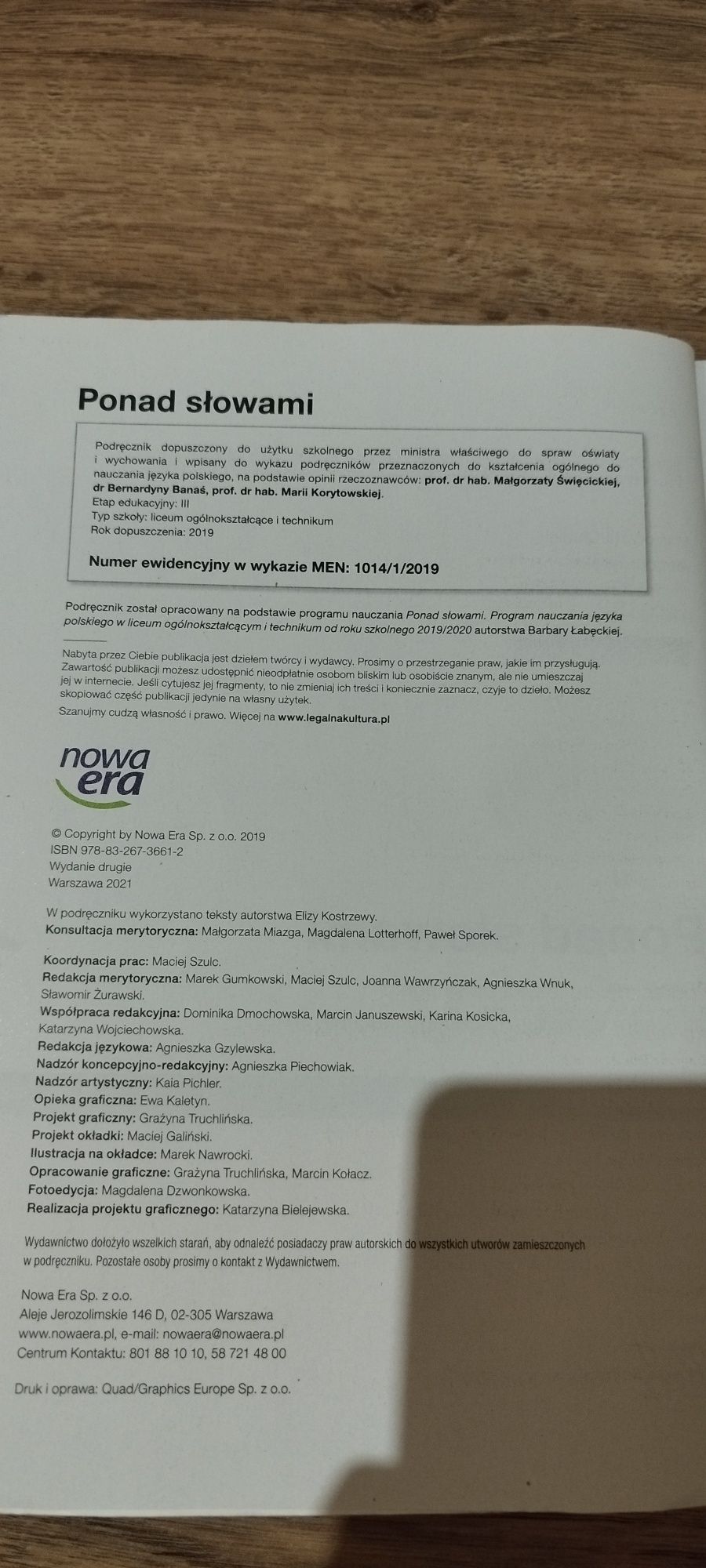 Komplet Ponad słowami 1 część 1, oraz część 2
