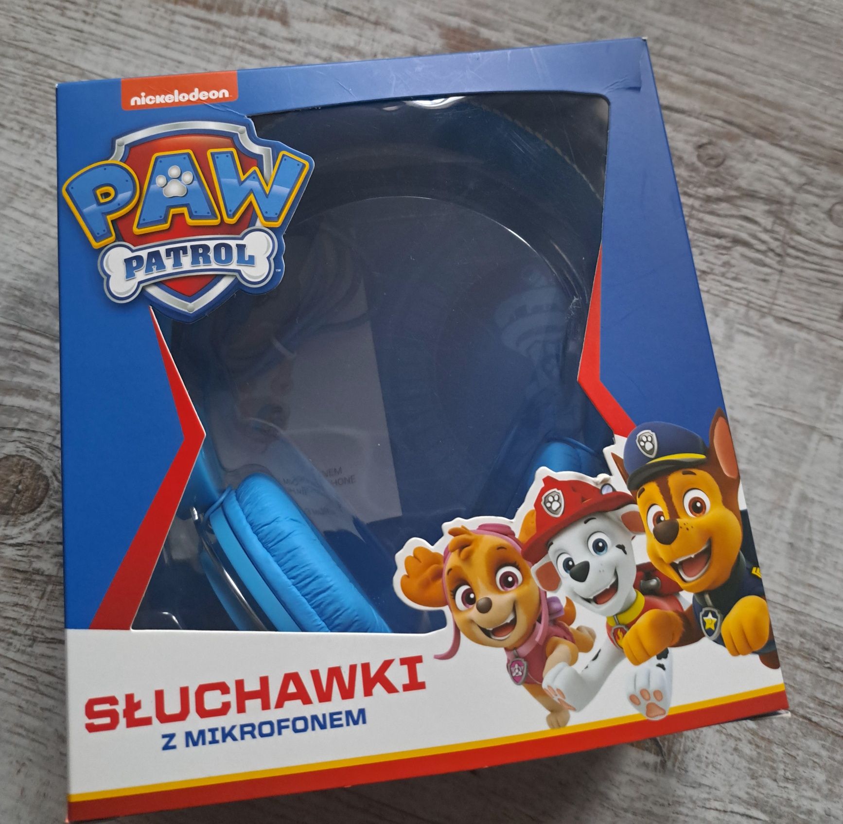 Słuchawki z mikrofonem dla dzieci Psi Patrol