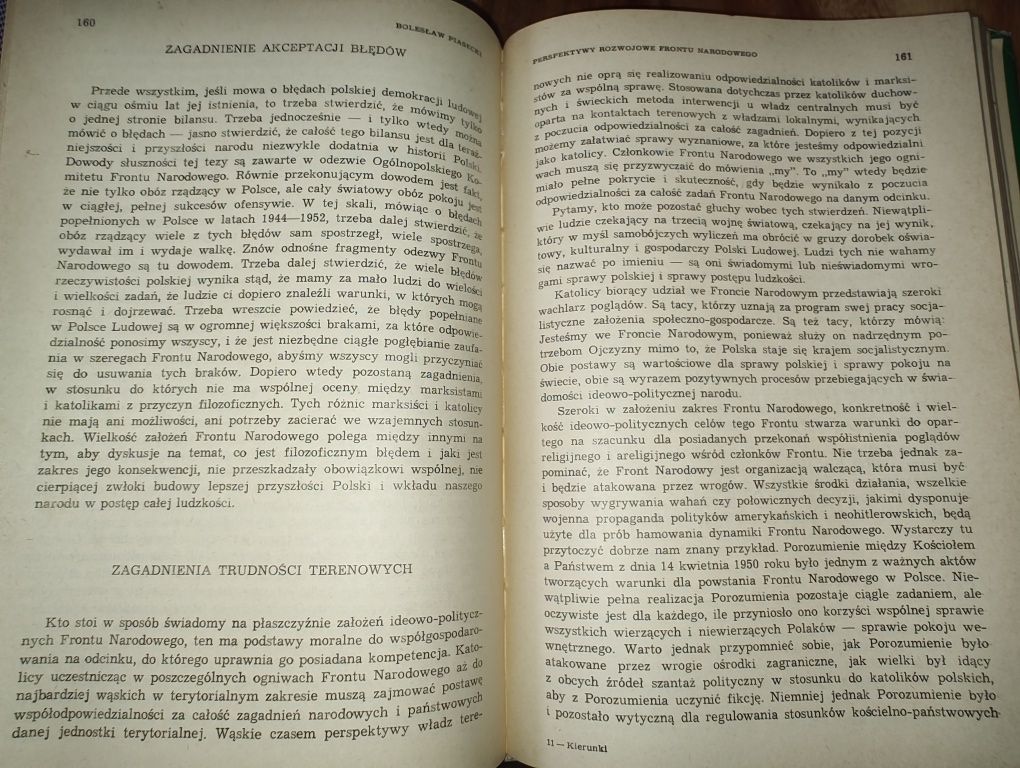 Bolesław Piasecki, Pisma, Kierunki