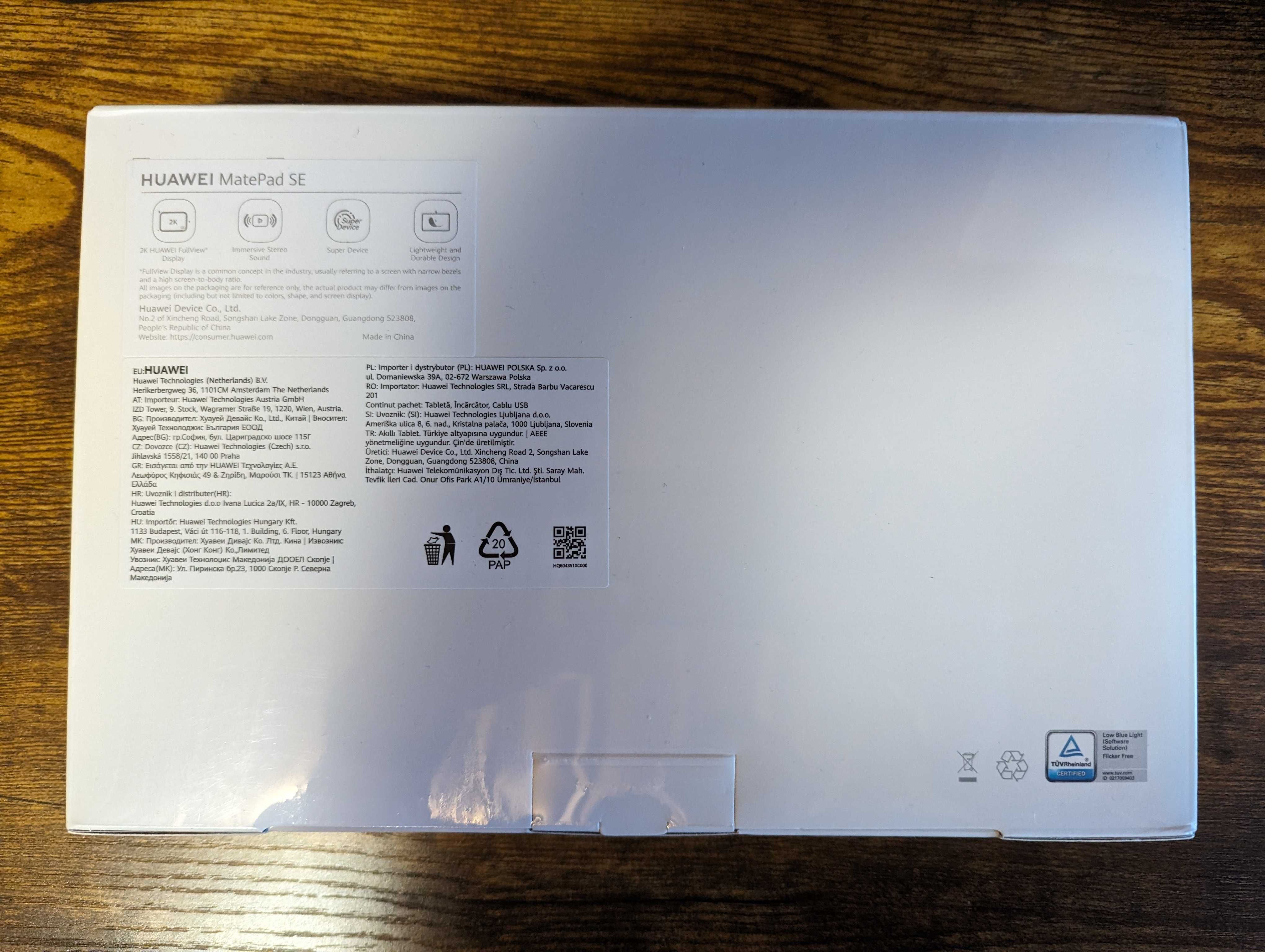 Tablet HUAWEI MatePad SE 10.4" 4/128 GB Wi-Fi