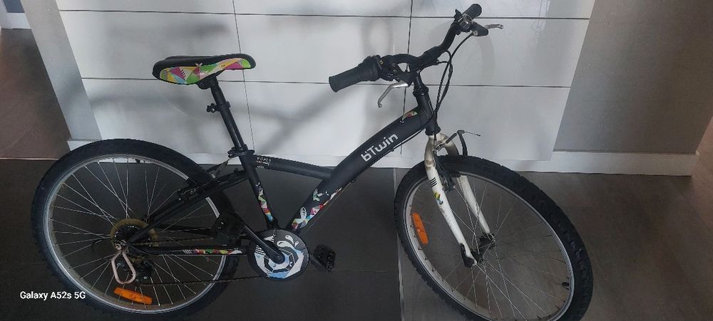 Rower dziecięcy b'twin decathlon bitwin 24 cale