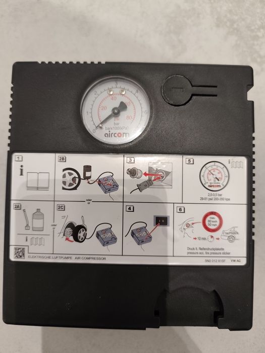 Kompresor do pompowania kół nowka sztuka