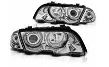 LAMPY REFLEKTORY DO BMW E46 OD 1998 DO 2001 SEDAN / TOURING  RINGI LED