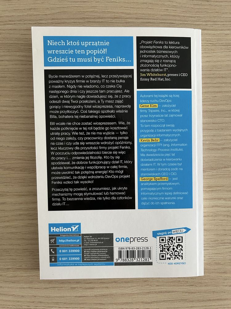 Książka Projekt Feniks