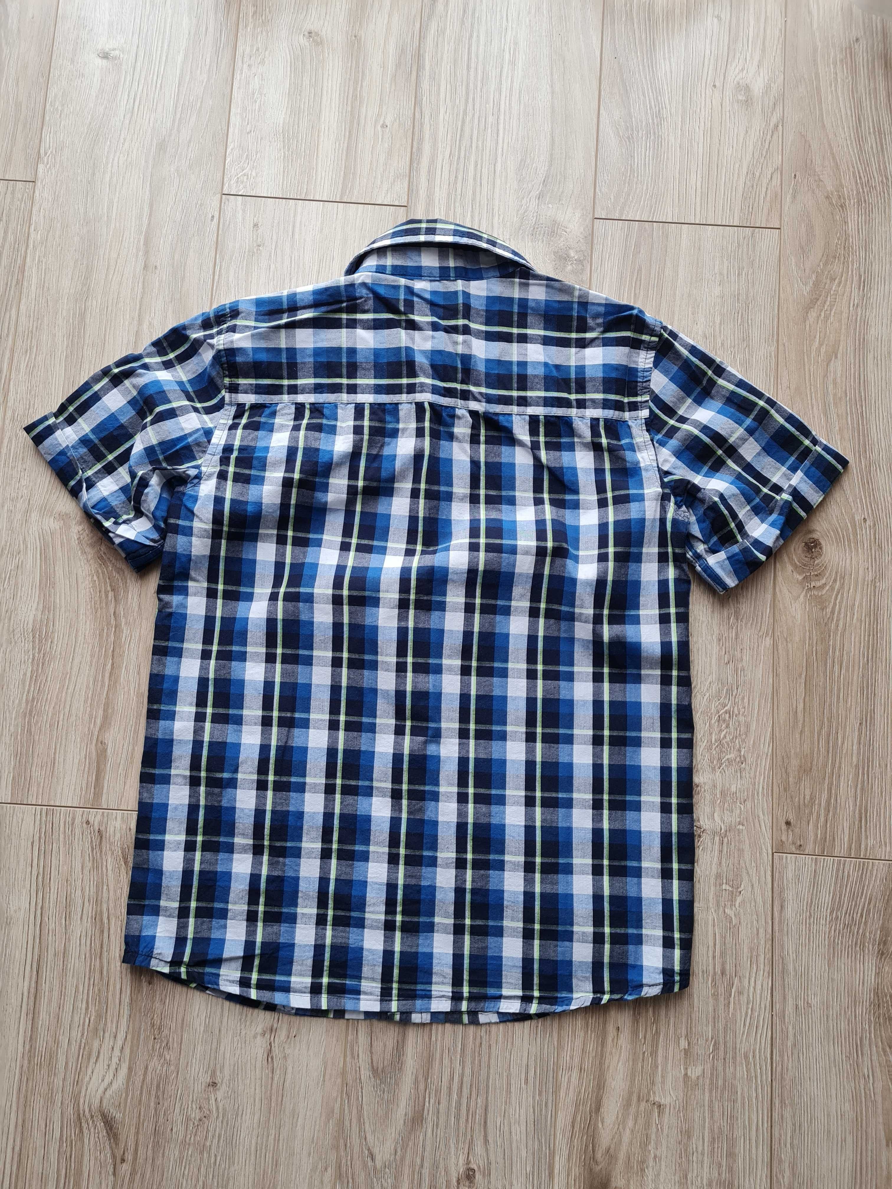 Koszula chłopięca na krótki rękaw rozmiar 152