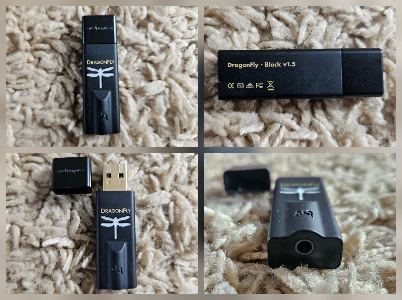 Słuchawki Takstar pro 82 i USB DAC Audioquest Dragonfly Black
