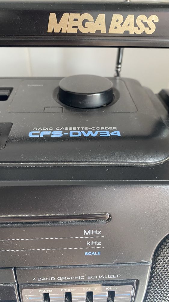 Rádio cassetes Sony CFS-DW34