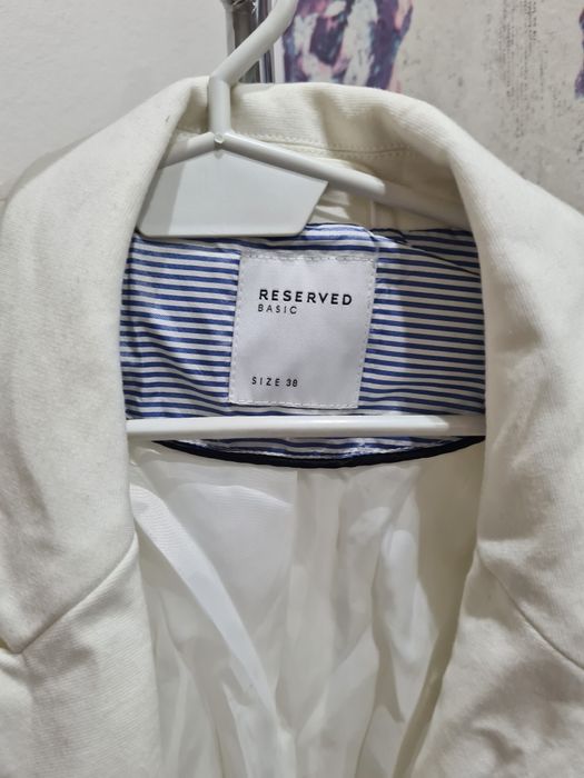 Marynarka biała Reserved