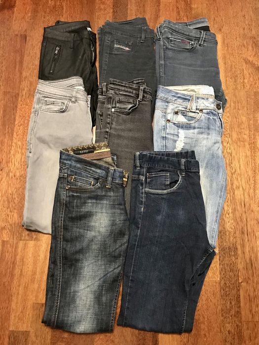 Super zastaw paka spdni jeansow marek premium roz. 36