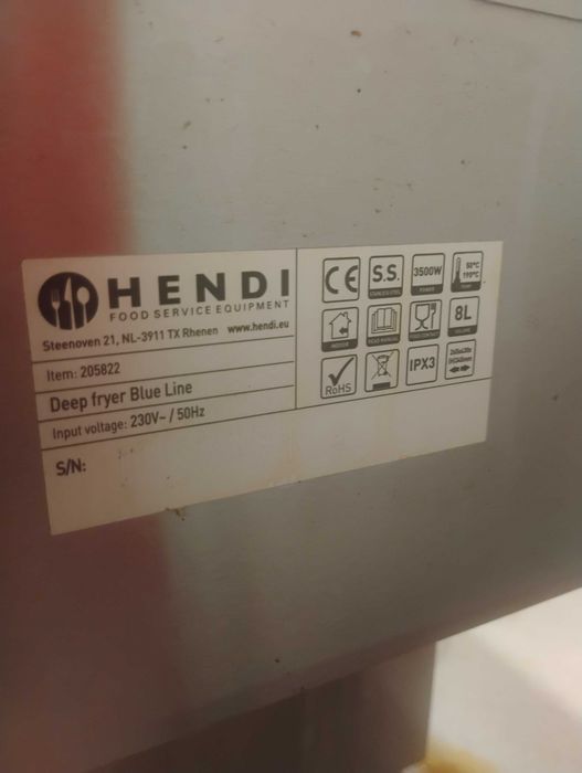 Frytkownica 8 l hendi