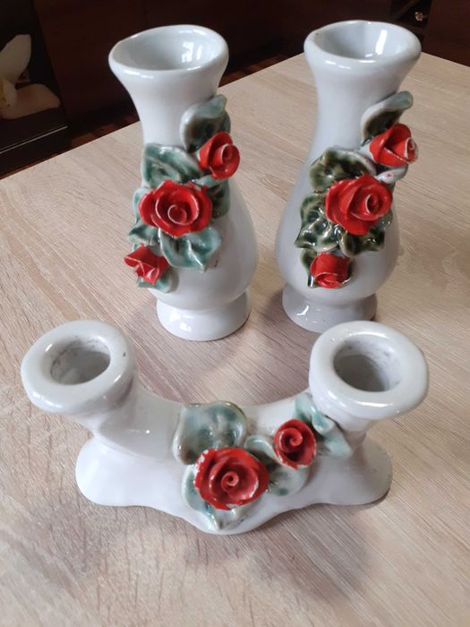 Zestaw z różyczkami