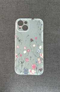 case silikonowy w kwiatki iPhone 14